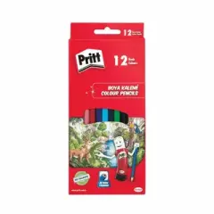 Pritt---Boya Kalemi - 12 Renk - Karton Kutu