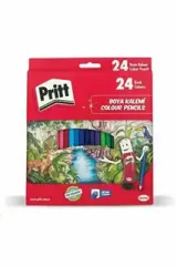Pritt---Boya Kalemi - 24 Renk - Karton Kutu