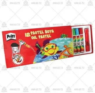 Pritt---Pastel Boya - 12 Renk - Karton Kutu