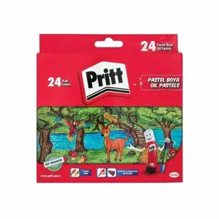 Pritt---Pastel Boya - 24 Renk - Karton Kutu