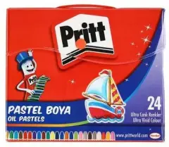 Pritt---Pastel Boya - 24 Renk - Çanta