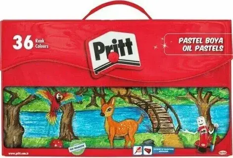Pritt---Pastel Boya - 36 Renk - Çanta