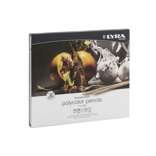 LYRA Rembrandt Polycolor	24'lü Metal Kutu