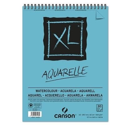 Canson XL Aquarelle Suluboya Defteri 30S A3 300G