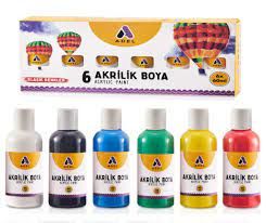 ADEL Akrilik Klasik Renkler, 6x60ml