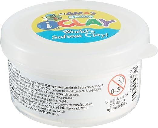 AMOS PROJE HAMURU-I CLAY 30GR BEYAZ