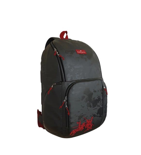 FABER SIRT ÇANTASI KİNG PACK 1 SİYAH-KIRMIZI